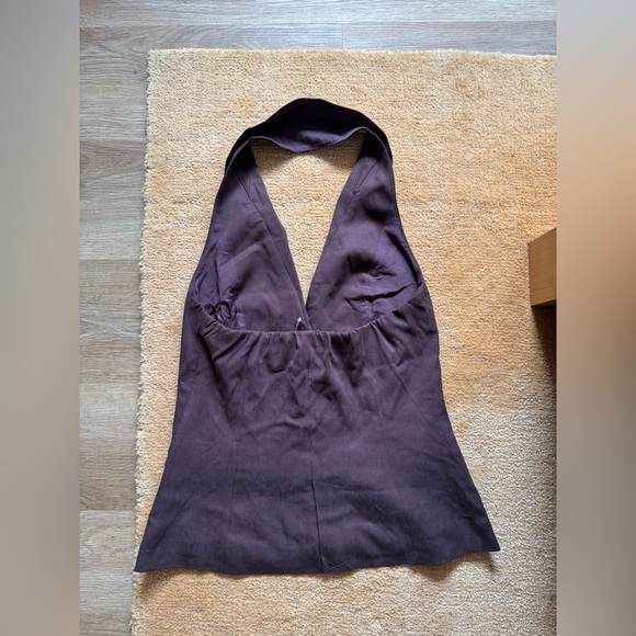 🍂NWT Reformation Alistair Halterneck Button-Up Vest - Picture 10 of 13